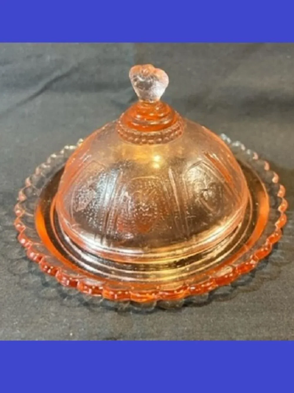 Mini Pink Strawberry Dish with Domed Lid 16114